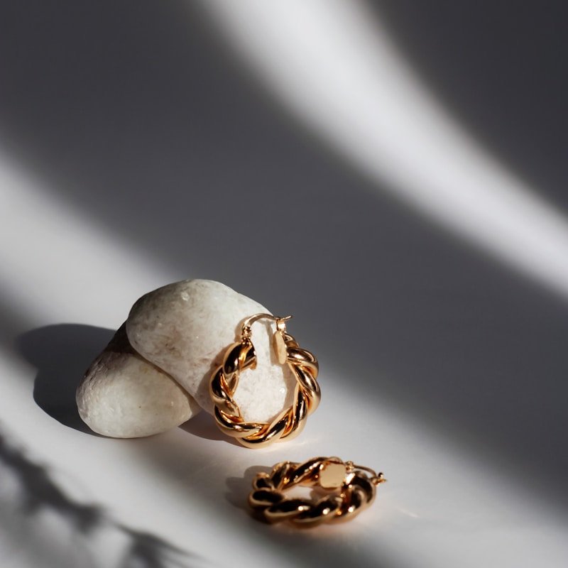 Pearl Drop Gold Studs